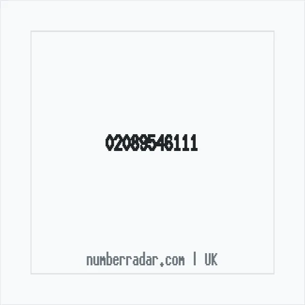 Reverse number check for +44 20 8954 6111 — who called me?