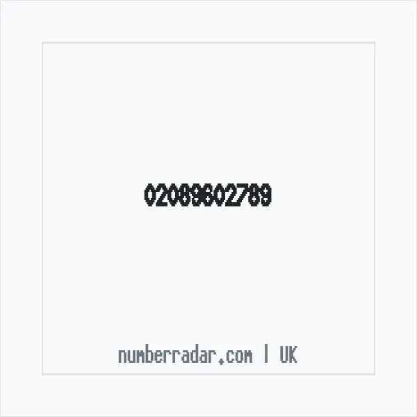 Reverse number check for +44 20 8960 2789 — who called me?
