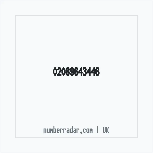 Reverse number check for +44 20 8964 3446 — who called me?