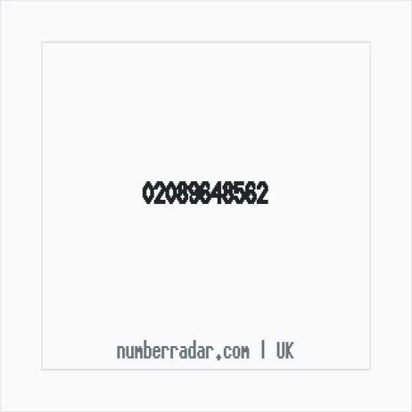 Reverse number check for +44 20 8964 8562 — who called me?