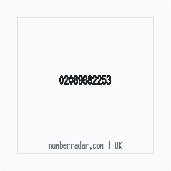 Reverse number check for +44 20 8968 2253 — who called me?