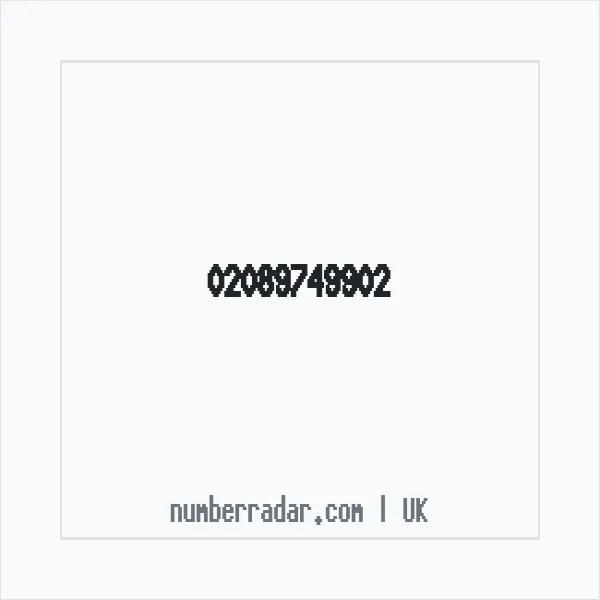 Reverse number check for +44 20 8974 9902 — who called me?