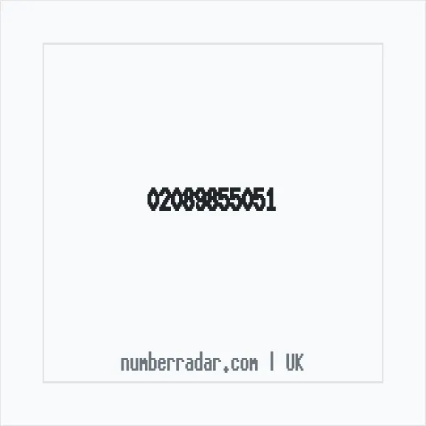 Reverse number check for +44 20 8985 5051 — who called me?