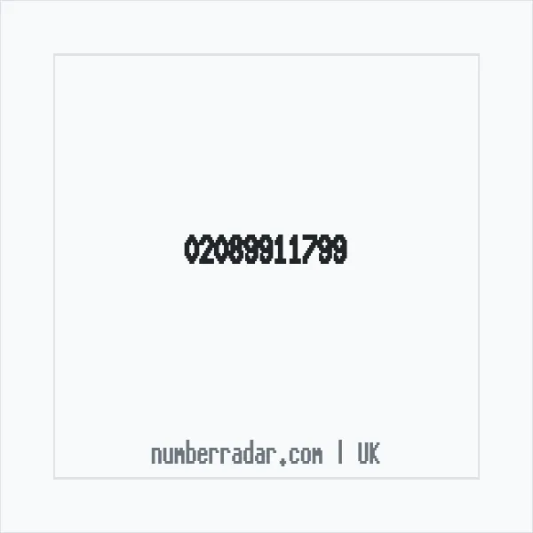 Reverse number check for +44 20 8991 1799 — who called me?