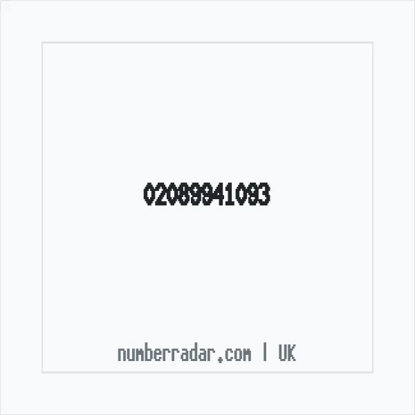 Reverse number check for +44 20 8994 1093 — who called me?