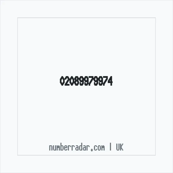 Reverse number check for +44 20 8997 9974 — who called me?