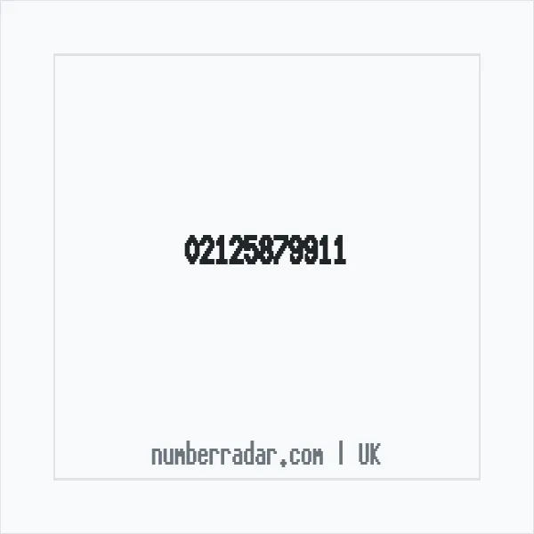 Reverse number check for +44 21 2587 9911 — who called me?