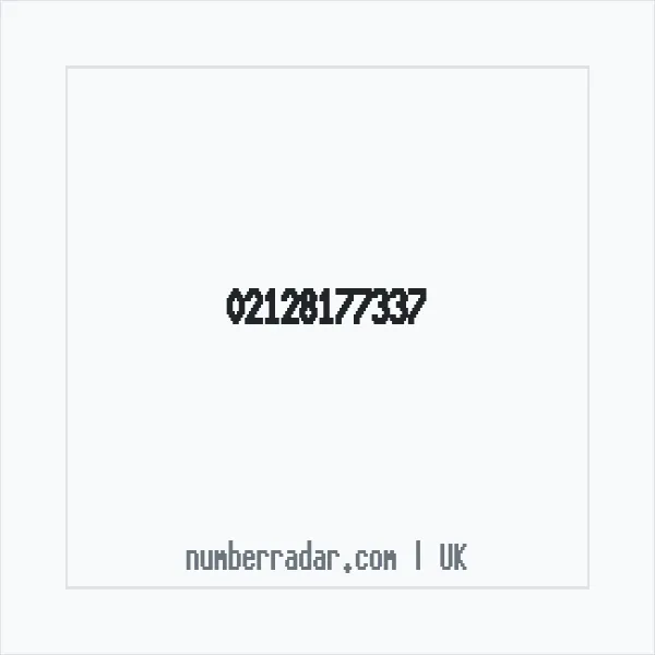 Reverse number check for +44 21 2817 7337 — who called me?
