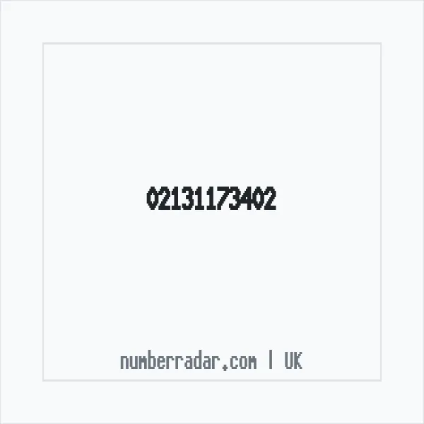 Reverse number check for +44 21 3117 3402 — who called me?