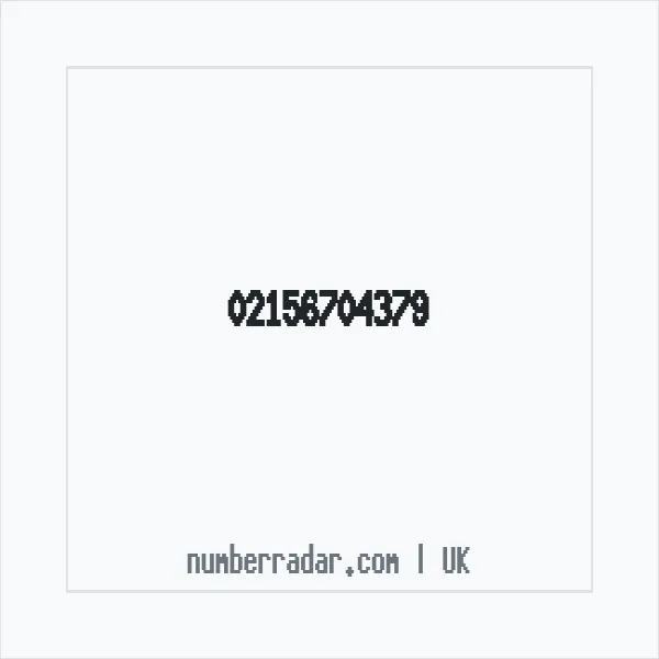 Reverse number check for +44 21 5670 4379 — who called me?