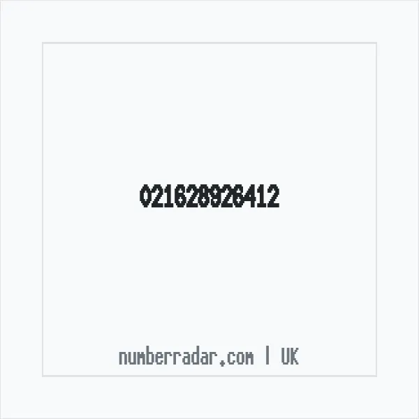 Reverse number check for +44 (2162) 892-641 — who called me?