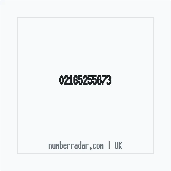 Reverse number check for +44 21 6525 5673 — who called me?