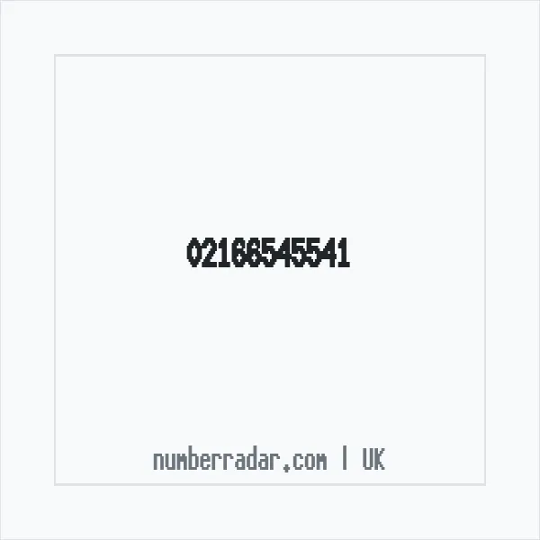 Reverse number check for +44 21 6654 5541 — who called me?