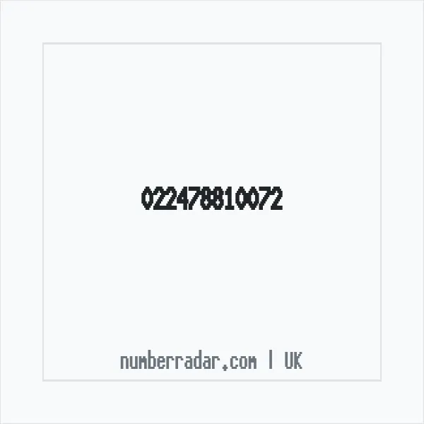 Reverse number check for +44 (2247) 881-007 — who called me?