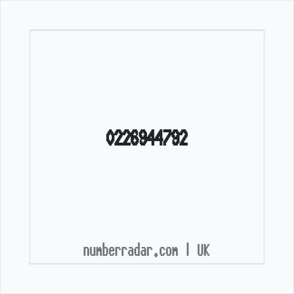Reverse number check for +44 226944792 — who called me?