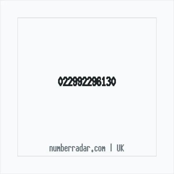 Reverse number check for +44 (2299) 229-613 — who called me?