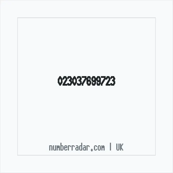 Reverse number check for +44 (2303) 769-972 — who called me?