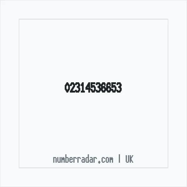 Reverse number check for +44 23 1453 6653 — who called me?
