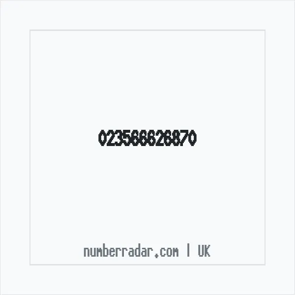 Reverse number check for +44 (2356) 662-687 — who called me?