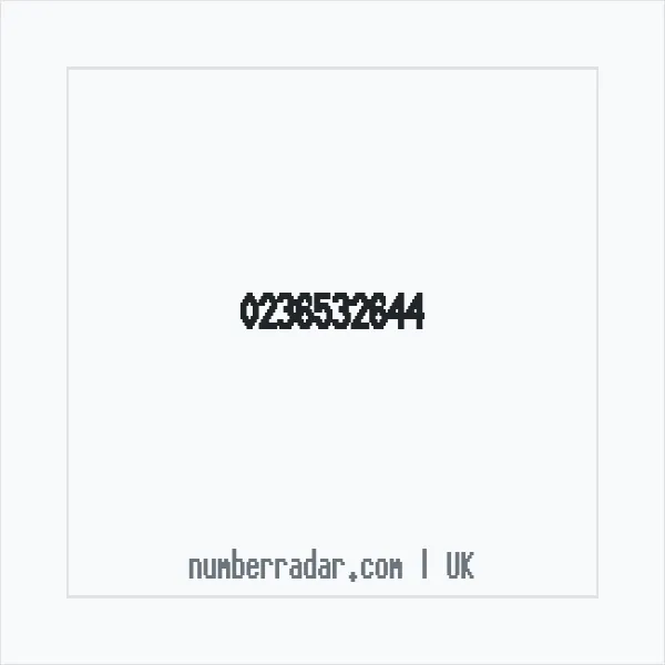 Reverse number check for +44 236532644 — who called me?