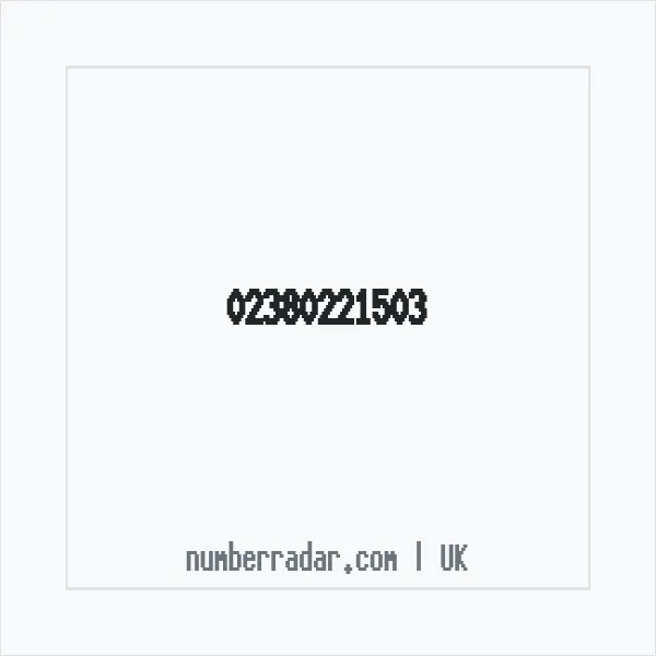 Reverse number check for +44 23 8022 1503 — who called me?