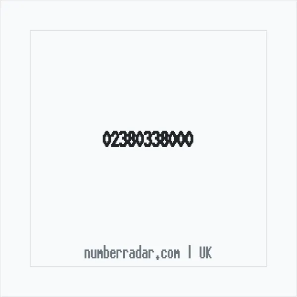 Reverse number check for +44 23 8033 8000 — who called me?