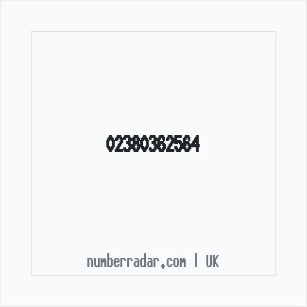 Reverse number check for +44 23 8036 2564 — who called me?