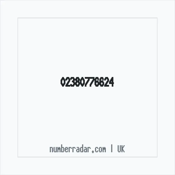 Reverse number check for +44 23 8077 6624 — who called me?