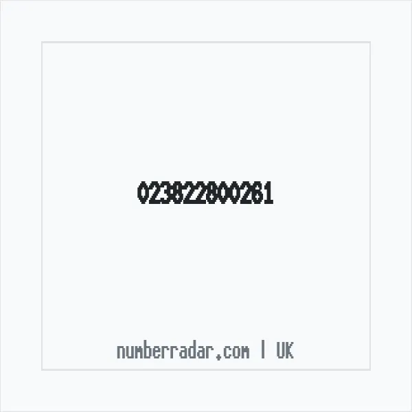 Reverse number check for +44 (2382) 280-026 — who called me?