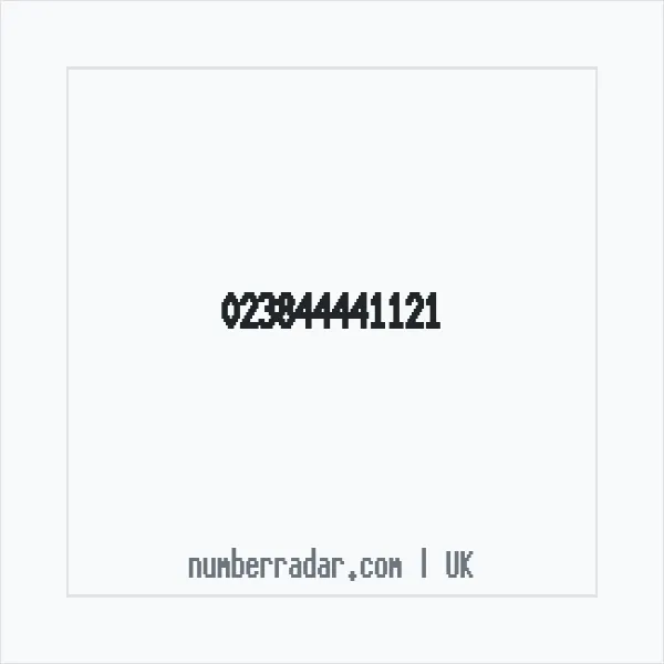 Reverse number check for +44 (2384) 444-112 — who called me?