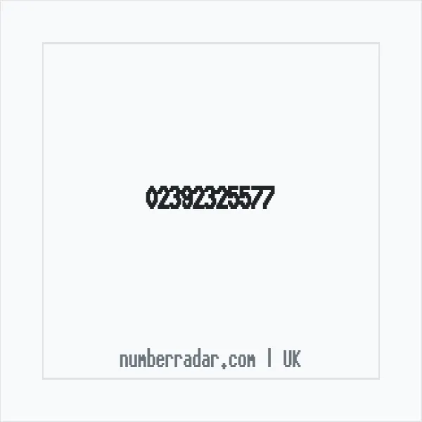 Reverse number check for +44 23 9232 5577 — who called me?
