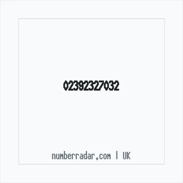 Reverse number check for +44 23 9232 7032 — who called me?