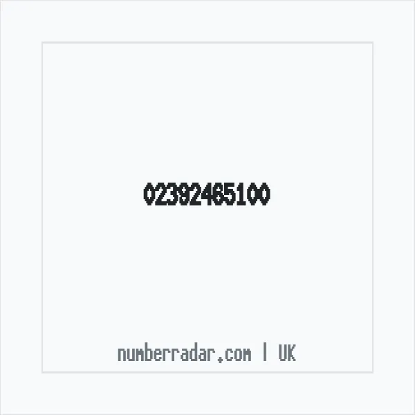 Reverse number check for +44 23 9246 5100 — who called me?