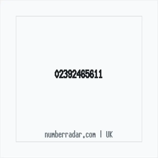 Reverse number check for +44 23 9246 5611 — who called me?