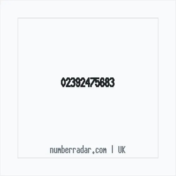 Reverse number check for +44 23 9247 5683 — who called me?