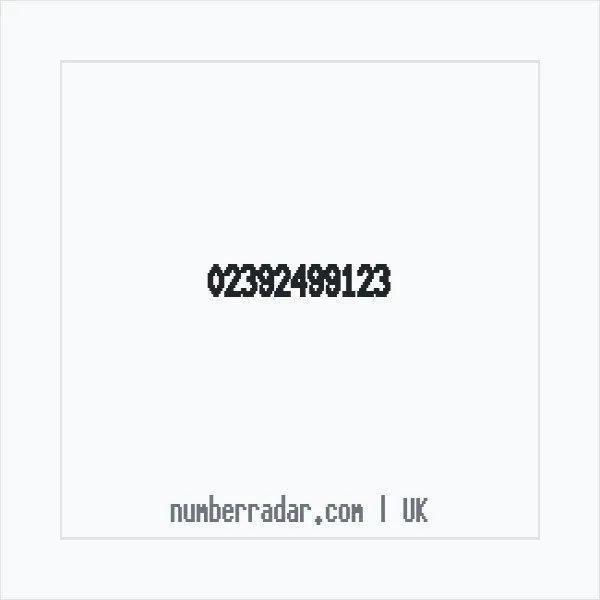 Reverse number check for +44 23 9249 9123 — who called me?
