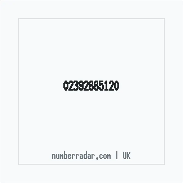 Reverse number check for +44 23 9266 5120 — who called me?