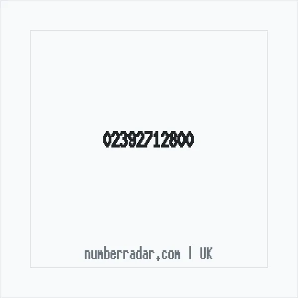 Reverse number check for +44 23 9271 2800 — who called me?