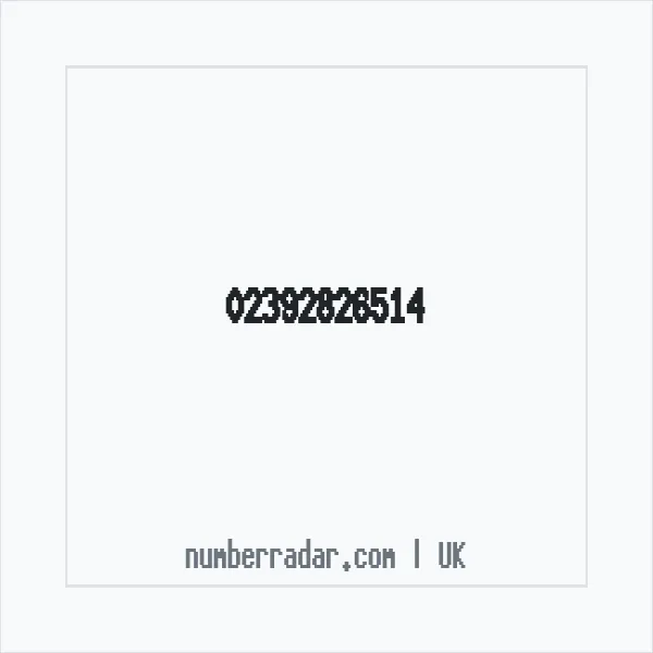 Reverse number check for +44 23 9282 6514 — who called me?