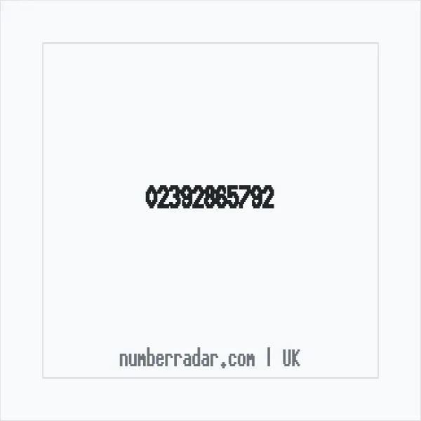 Reverse number check for +44 23 9286 5792 — who called me?