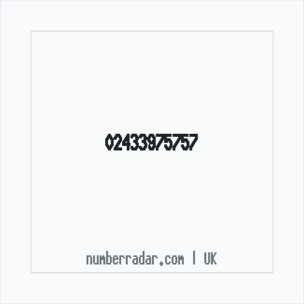 Reverse number check for +44 24 3397 5757 — who called me?