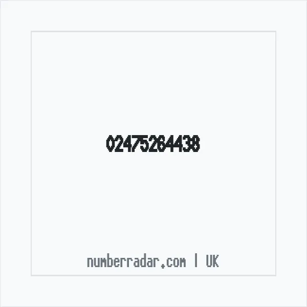 Reverse number check for +44 24 7526 4438 — who called me?