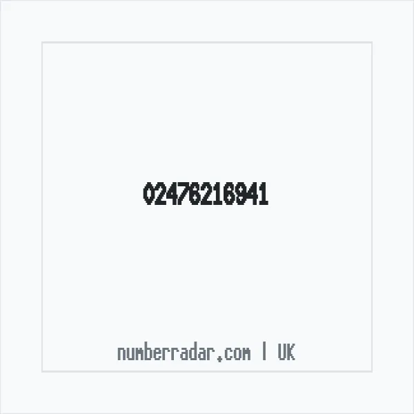 Reverse number check for +44 24 7621 6941 — who called me?