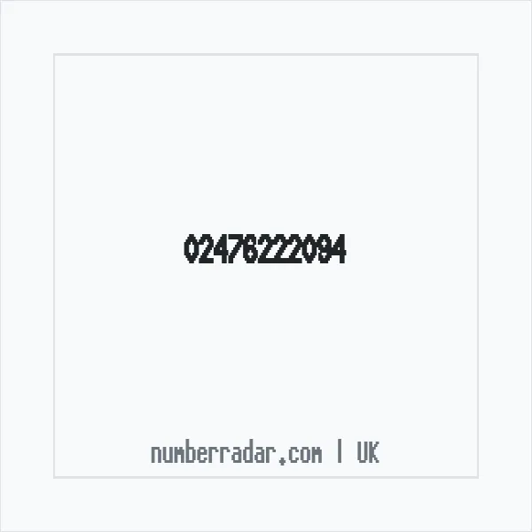Reverse number check for +44 24 7622 2094 — who called me?