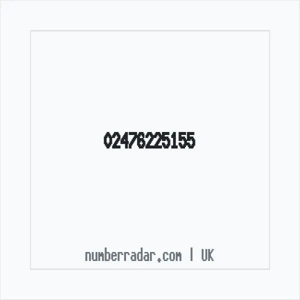 Reverse number check for +44 24 7622 5155 — who called me?