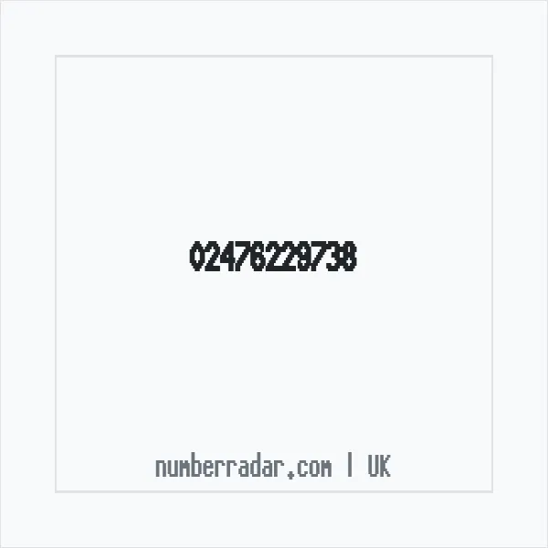 Reverse number check for +44 24 7622 9738 — who called me?