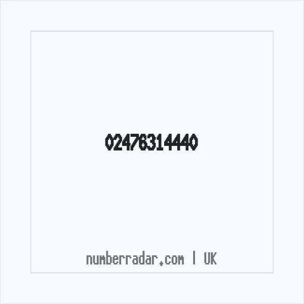 Reverse number check for +44 24 7631 4440 — who called me?