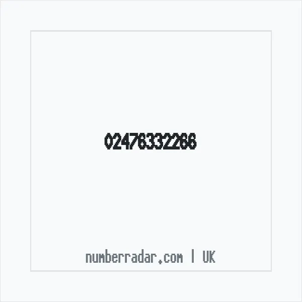 Reverse number check for +44 24 7633 2266 — who called me?