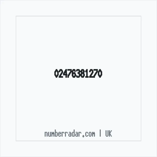 Reverse number check for +44 24 7638 1270 — who called me?