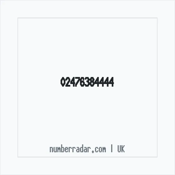 Reverse number check for +44 24 7638 4444 — who called me?